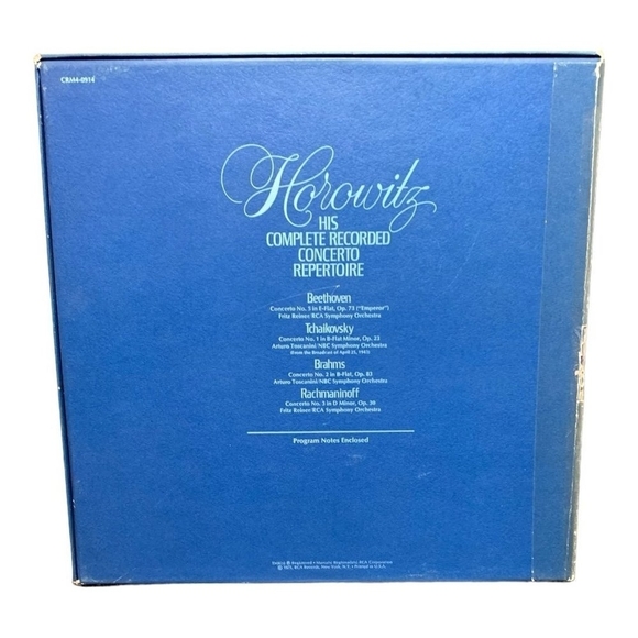LP Vladimir Horowitz - Horowitz  His Complete Recorded Concerto Repertoire - Picture 2 of 2